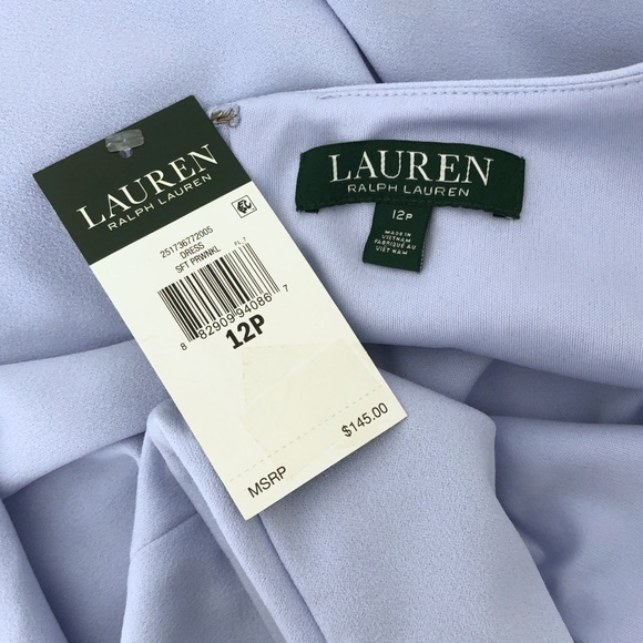 Lauren Ralph Lauren Petite Bell Sleeve Dress 12P - Picture 5 of 7